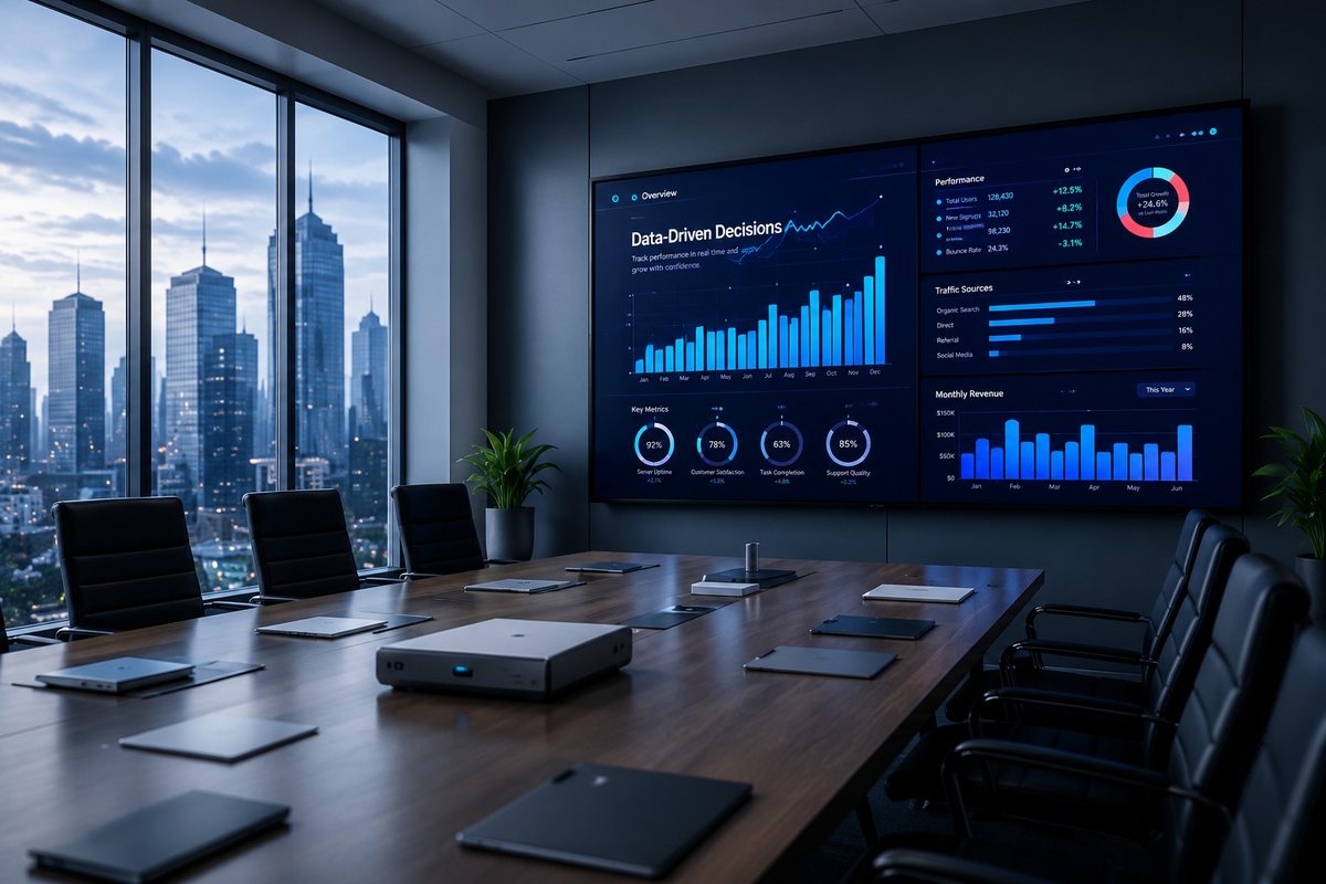 Design concept for a multi-department corporate website